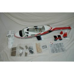 Budget ✨ Heli-Scale Bell 222 "Rouge" FUNKEY Classe 600 ✔️ -Roban Magasin 1101 large default