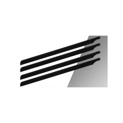 Nouveau ???? Heli-Scale 4 Pales Maquette Matt Black SpinBlades Classe 600 (600mn) ????