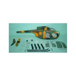 Vente flash ???? Heli-Scale Hughes 500D FUNKEY "Camouflage Armée" Classe 600 ⌛