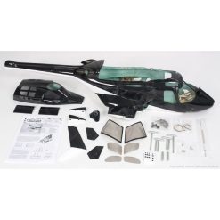 Nouveau ???? Heli-Scale AIR WOLF FUNKEY Noir Classe 600 ????