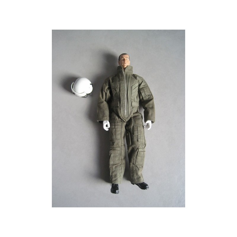 Pilote hélicoptère 1:7 (25cm) Vert Sortie ???? Heli-Scale Pilote Hélicoptère 1:7 (25cm) Vert ???? -Roban Magasin 2175 large default