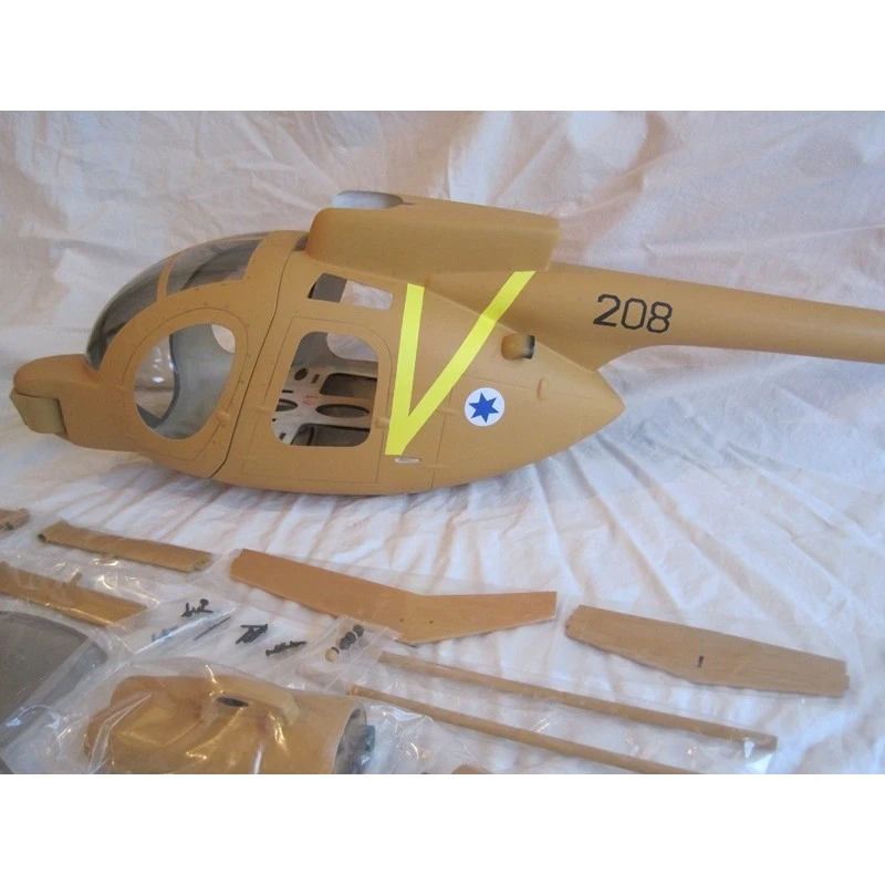 De gros 😍 Heli-Scale HUGHES MD500 Tower Defender Classe 450 😉 3 De gros 😍 Heli-Scale HUGHES MD500 Tower Defender Classe 450 😉 – Image 3