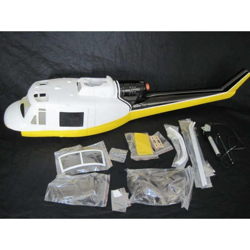 Tout neuf 🥰 Heli-Scale Bell UH-1D Classe 500 "L.A.county Fire" Roban 🌟 4 Tout neuf 🥰 Heli-Scale Bell UH-1D Classe 500 "L.A.county Fire" Roban 🌟 – Image 4