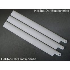 Promo ???? Heli-Scale Helitec 3 Pales Maquette Profil S 640mm Grises ????