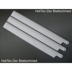 Promo 💯 Heli-Scale Helitec 3 Pales Maquette Profil S 640mm Grises 🌟