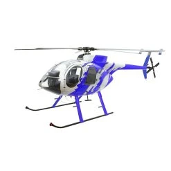 Tout neuf 🤩 Heli-Scale Hughes MD500E Compactor Classe 800 Bleu / Gris 🔥