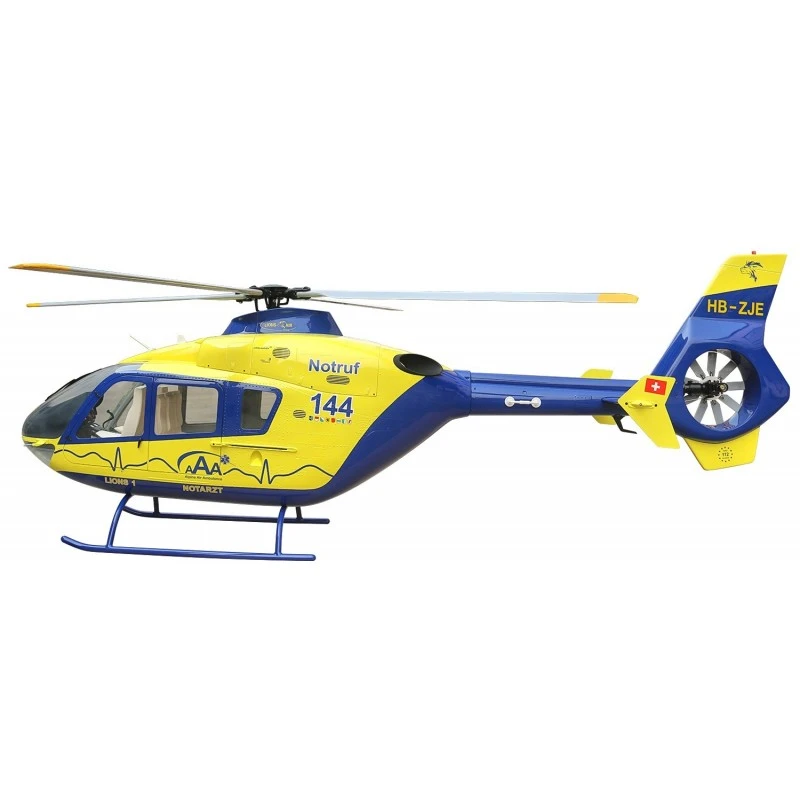 De gros 👏 Heli-Scale EC-135 Roban Compactor Classe 800 Jaune 🎁 6 De gros 👏 Heli-Scale EC-135 Roban Compactor Classe 800 Jaune 🎁 – Image 6
