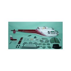 Meilleure affaire ???? Heli-Scale AS-350 Ecureuil (A-Star) FUNKEY Classe 600 "Rouge" Edition Deluxe ❤️