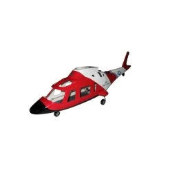 De gros 🌟 Heli-Scale A-109 Agusta Cost Guard (avec Train Métal) 🎁