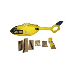 Sortie ❤️ Heli-Scale EC-135 Jaune Classe 500 🔥 -Roban Magasin 3665 large default
