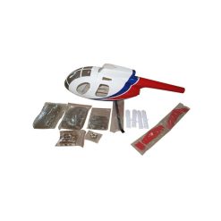 Sortie ???? Heli-Scale HUGHES 500D Blanc/bleu/rouge Classe 450 ???? -Roban Magasin 3685 large default