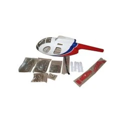 Sortie 😉 Heli-Scale HUGHES 500D Blanc/bleu/rouge Classe 450 🔔 -Roban Magasin 3685 large default