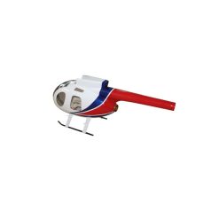 Sortie ???? Heli-Scale HUGHES 500D Blanc/bleu/rouge Classe 450 ???? -Roban Magasin 3688 large default