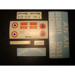 Meilleur prix ???? Heli-Scale Planche Autocollant Alouette 3 "securité Civile" ????