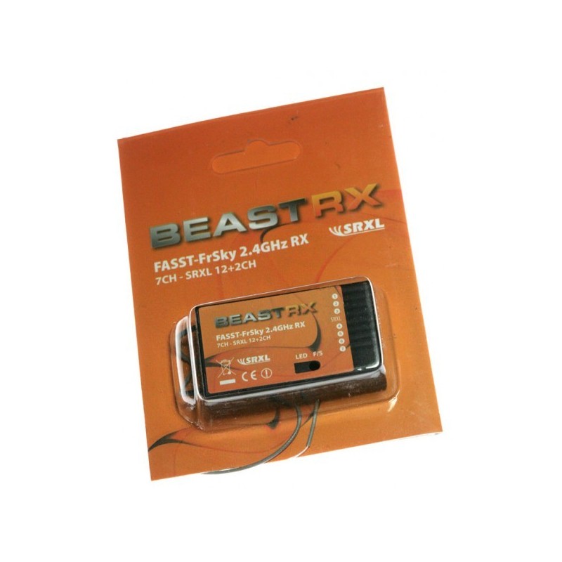 Récepteur BeastRX 7 compatible FASST Promo ???? Heli-Scale Récepteur BeastRX 7 Compatible FASST ✔️ -Roban Magasin 991 large default